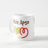 Yorkie Apso Hondenras Mam Gift Koffiemok (Voorkant links)