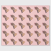 Yorkie Art Design Wrapping Paper Cadeaupapier (Vlak)