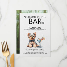 Yorkie Bar Menu