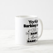 Yorkie Barking Logic Koffiemok (Voorkant rechts)