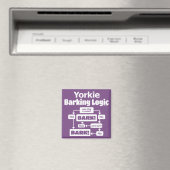 Yorkie Barking Logic Magneet (Insitu (Vaatwasser))