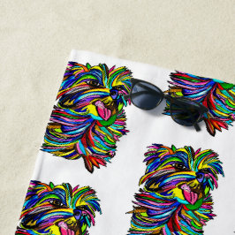 Yorkie Beach Towel Strandlaken