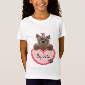 Yorkie Big Sister T-shirt (Voorkant)