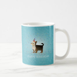 Yorkie Birthday Design Koffiemok