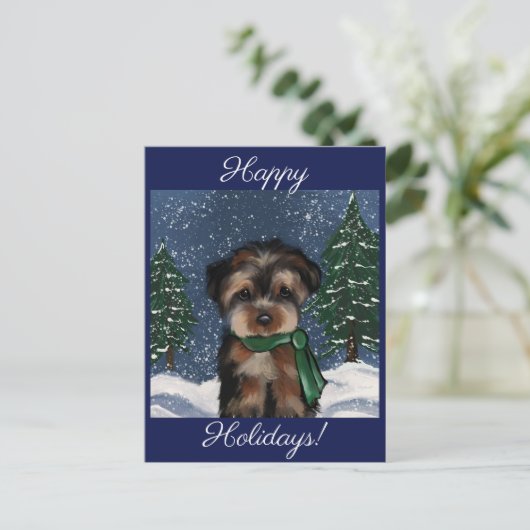 YORKIE BRIEFKAART (Staand voorkant)