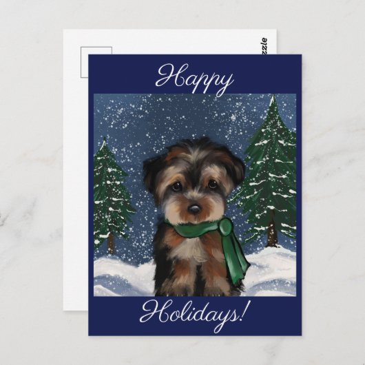 YORKIE BRIEFKAART (Voorkant / Achterkant)