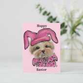 Yorkie   briefkaart (Staand voorkant)