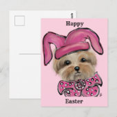 Yorkie   briefkaart (Voorkant / Achterkant)