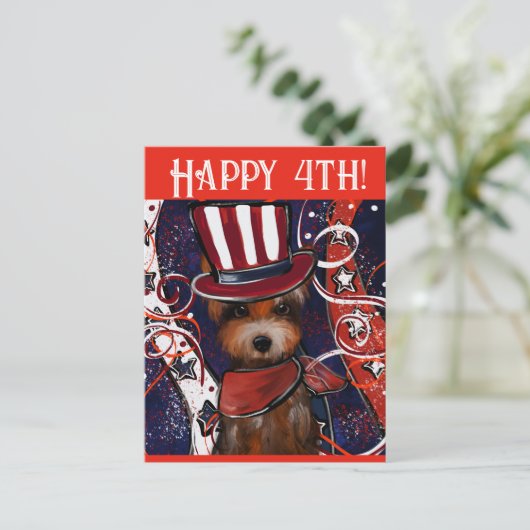 YORKIE BRIEFKAART (Staand voorkant)