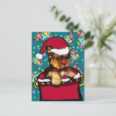 Yorkie Briefkaart (Staand voorkant)