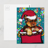Yorkie Briefkaart (Voorkant / Achterkant)