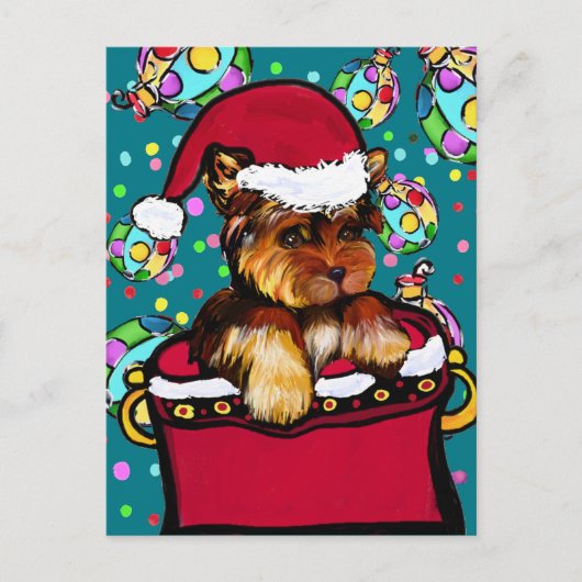 Yorkie Briefkaart (Voorkant)