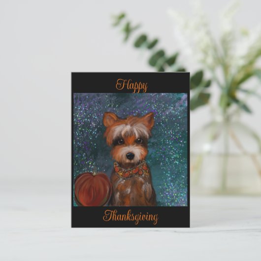 YORKIE BRIEFKAART (Staand voorkant)