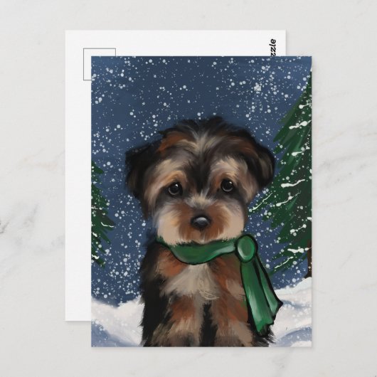 YORKIE BRIEFKAART (Voorkant / Achterkant)