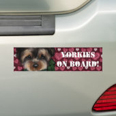YORKIE BUMPERSTICKER (Op auto)