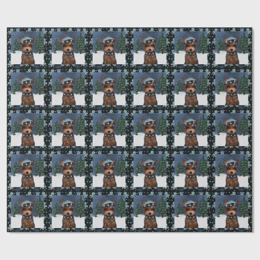 Yorkie Cadeaupapier (Vlak)