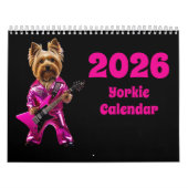 Yorkie Calendar Kalender (Hoes)