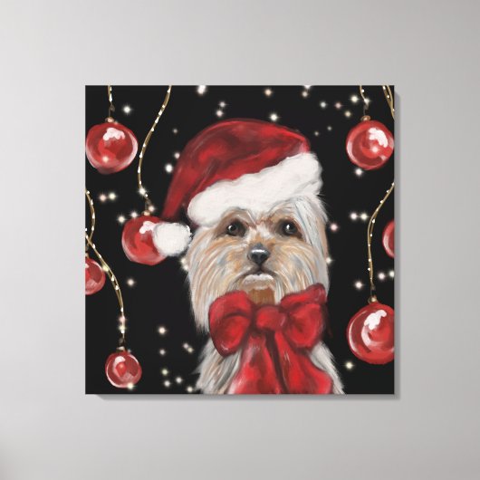 Yorkie Canvas Afdruk (Voorkant)