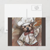 Yorkie Chef Briefkaart (Voorkant / Achterkant)