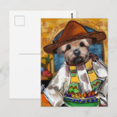 Yorkie Chef Briefkaart (Voorkant / Achterkant)