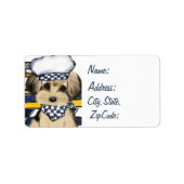 Yorkie Chef Etiket (Voorkant)