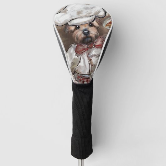 Yorkie Chef Golfheadcover (Voorkant)