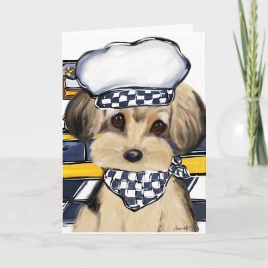 Yorkie Chef Kaart (Voorkant)