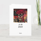 Yorkie Chef  Kaart (Achterkant)