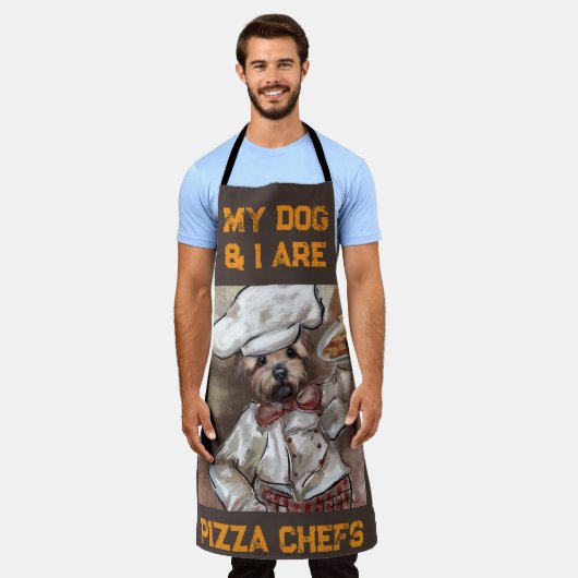 Yorkie Chef Schort (Gedragen)