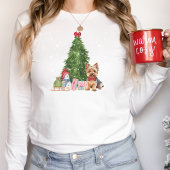 Yorkie Christmas Merry Woofmas Fun Dog Jolly Trui