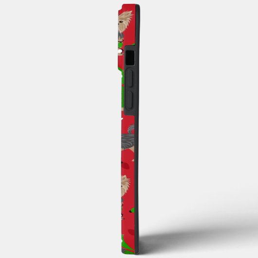 Yorkie Christmas Yorkshire Terrier Dog Case-Mate iPhone Case (Achterkant / Links)