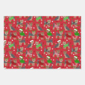Yorkie Christmas Yorkshire Terrier Dog Inpakpapier Vel (Voorkant)