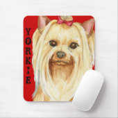 Yorkie Color Block Muismat (Met muis)