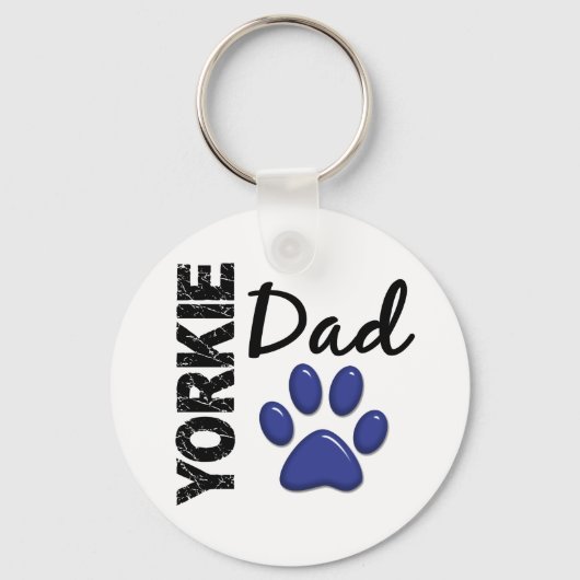 Yorkie Dad 2 Sleutelhanger (Voorkant)
