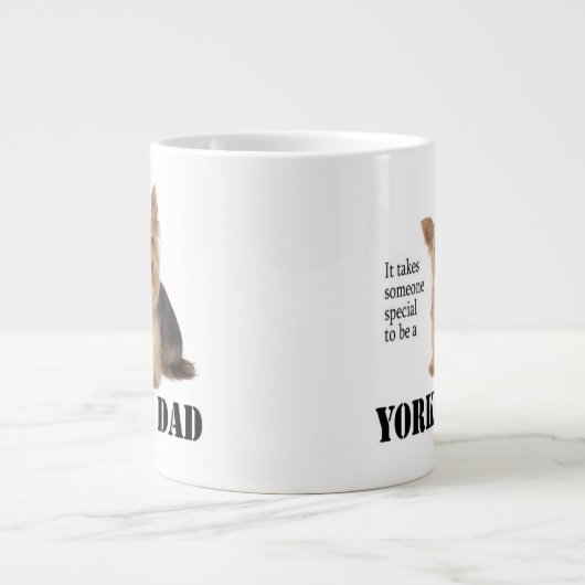 Yorkie Dad Jumbo Mok (Voorkant)