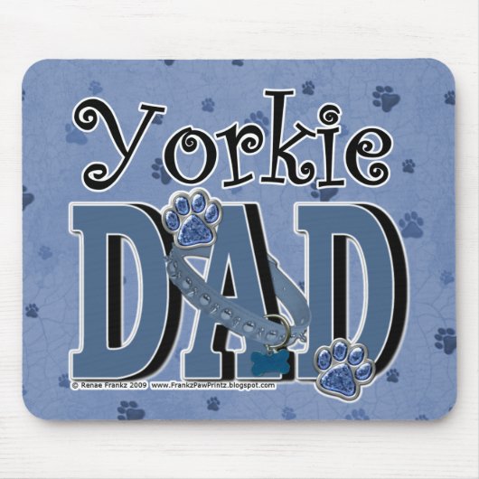 Yorkie DAD Muismat (Voorkant)
