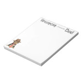 Yorkie Dad Notitieblok (Linkerzijde)