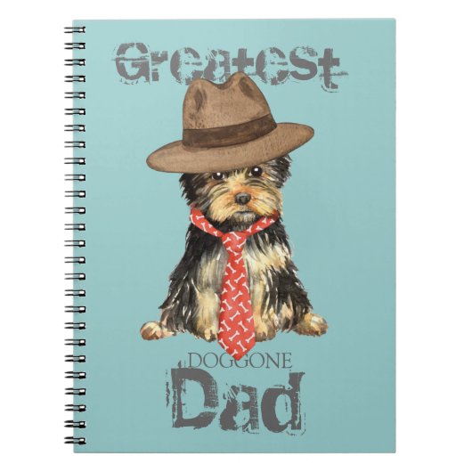 Yorkie Dad Notitieboek (Voorkant)