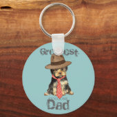 Yorkie Dad Sleutelhanger (Voorkant)