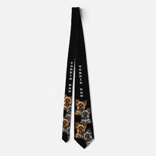 Yorkie Dad Stropdas (Achterkant)