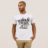 Yorkie Dad T-shirt (Voorkant volledig)