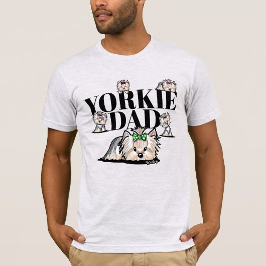 Yorkie Dad T-shirt (Voorkant)