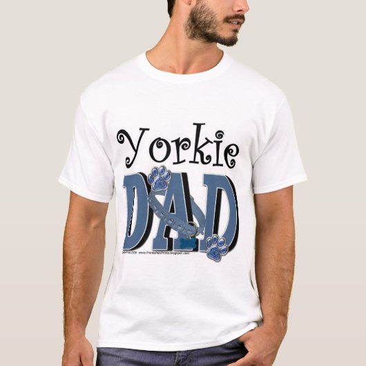 Yorkie DAD T-shirt (Voorkant)
