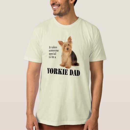 Yorkie Dad T-Shirt (Voorkant)