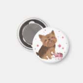 Yorkie de Schattigee probleemmaker Magneet (Voorkant / Achterkant)
