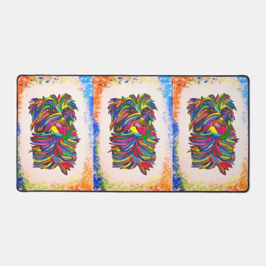 Yorkie Desk BG Mat (Voorkant)