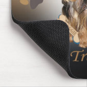 Yorkie die zei dat ik meer training nodig had muismat (Hoek)