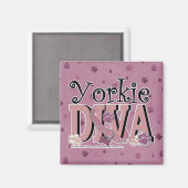 Yorkie DIVA Magneet (Voorkant / Achterkant)