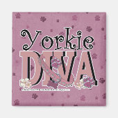 Yorkie DIVA Magneet (Voorkant)