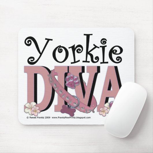 Yorkie DIVA Muismat (Met muis)